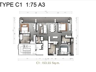Wohnung zum Kauf mit 3 Zimmer in Na Jomtien, Pattaya