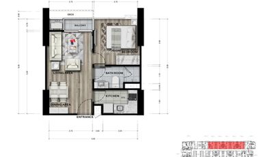 For sale 1 bed condo in Yan Nawa, Bangkok