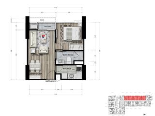 À vendre 1 chambre condo à Yan Nawa, Bangkok