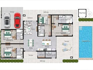 For sale 4 bedrooms house in Hua Hin, Prachuap Khiri Khan
