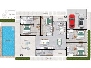 For sale 4 bedrooms house in Hua Hin, Prachuap Khiri Khan