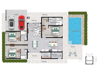 À vendre 3 chambres maison à Hua Hin, Prachuap Khiri Khan