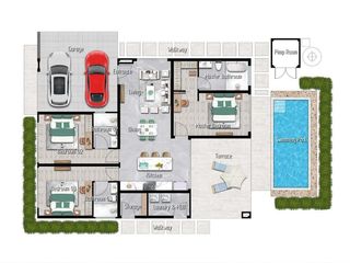 À vendre 3 chambres maison à Hua Hin, Prachuap Khiri Khan