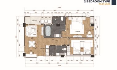 For sale 2 bedrooms condo in Jomtien, Pattaya