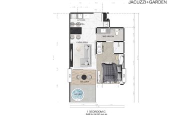 For sale 1 bed condo in Jomtien, Pattaya