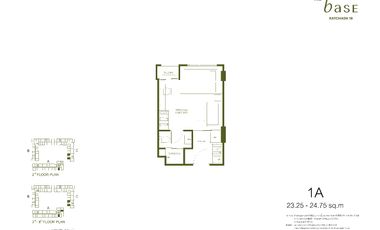 À vendre 1 chambre condo à Din Daeng, Bangkok