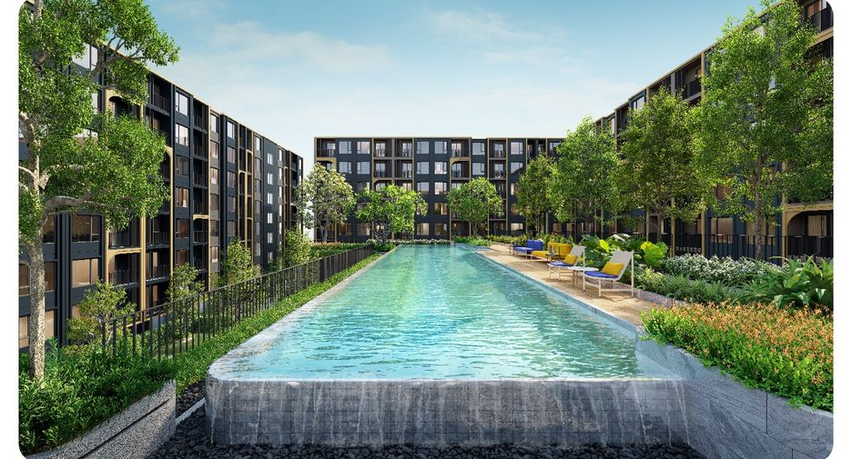 À vendre 1 chambre condo à Din Daeng, Bangkok
