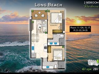 Wohnung zum Kauf mit 2 Zimmer in Bang Lamung, Chonburi