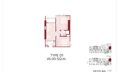 For sale 2 ベッドルーム condo in Din Daeng, Bangkok