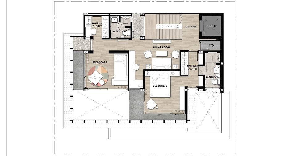 Wohnung zum Kauf mit 5 Zimmer in Phaya Thai, Bangkok