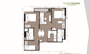 Condo en venta de 2 habitaciones en Prawet, Bangkok