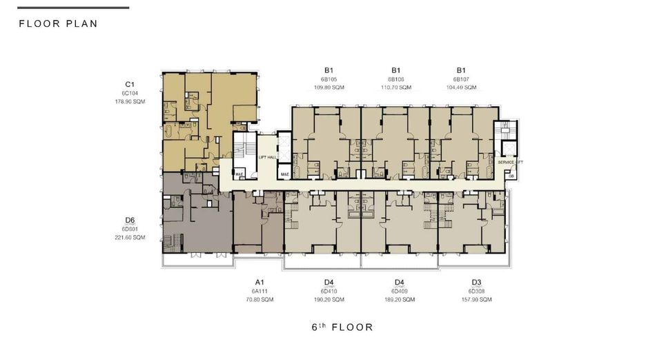 À vendre 2 chambres condo à Watthana, Bangkok