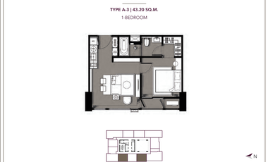À vendre 1 chambre condo à Khlong Toei, Bangkok