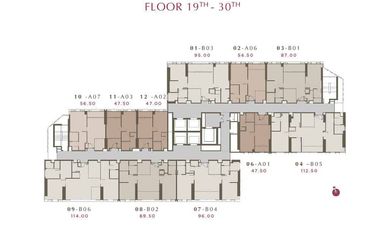 For sale 2 bedrooms condo in Khlong Toei, Bangkok