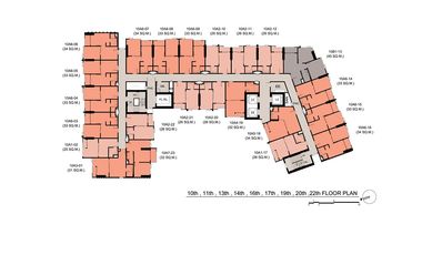 Condo en venta de 1 habitaciones en Huai Khwang, Bangkok
