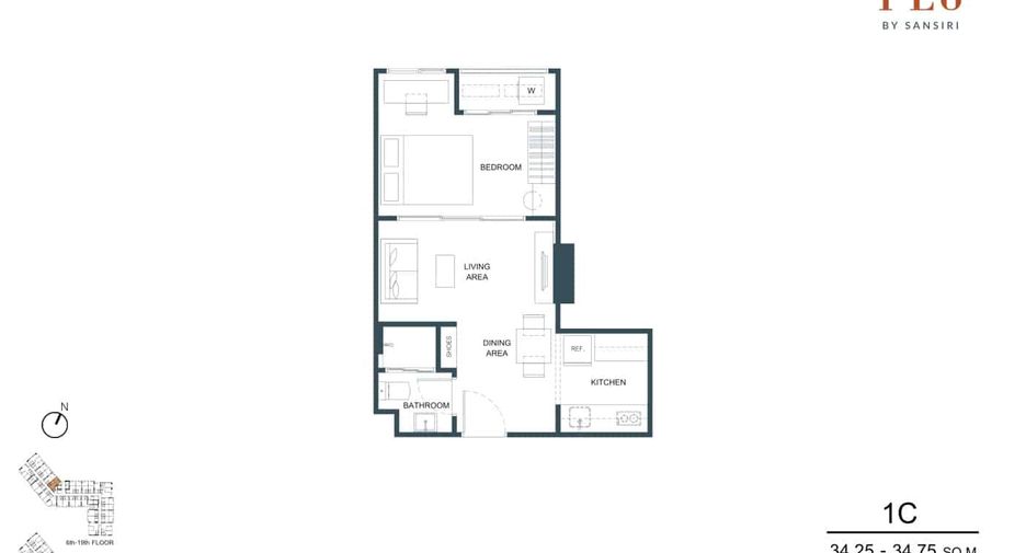 À vendre 1 chambre condo à Khlong San, Bangkok