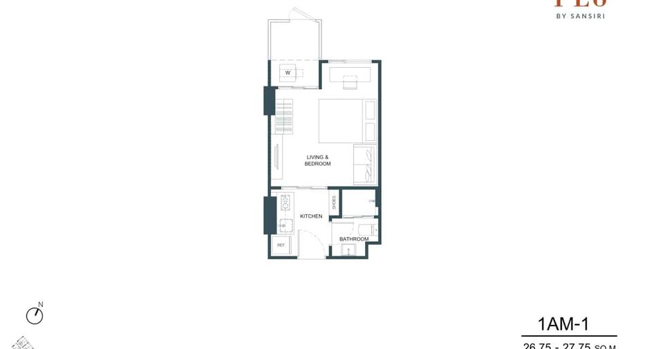 Wohnung zum Kauf mit 1 Zimmer in Khlong San, Bangkok