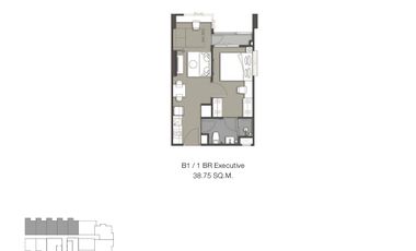For sale 1 bed condo in Thon Buri, Bangkok