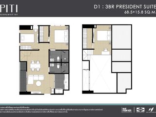 Condo en venta de 3 habitaciones en Phra Khanong, Bangkok