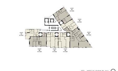 Condo en venta de 2 habitaciones en Khlong Toei, Bangkok