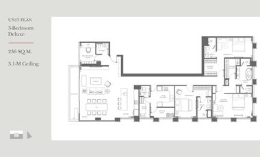 For sale 3 ベッドルーム condo in Khlong Toei, Bangkok
