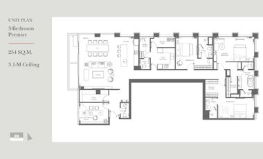 For sale 3 ベッドルーム condo in Khlong Toei, Bangkok