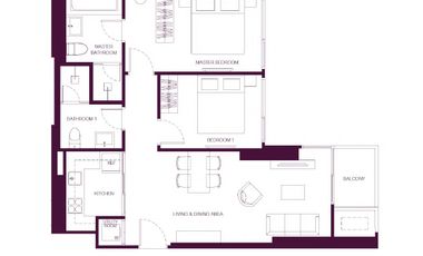 Wohnung zum Kauf mit 2 Zimmer in Sathon, Bangkok