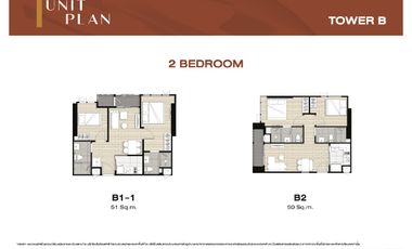 For sale 2 bedrooms condo in Watthana, Bangkok