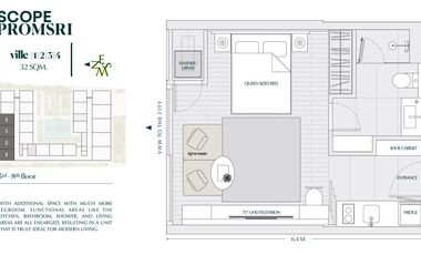 For sale 1 bed condo in Watthana, Bangkok