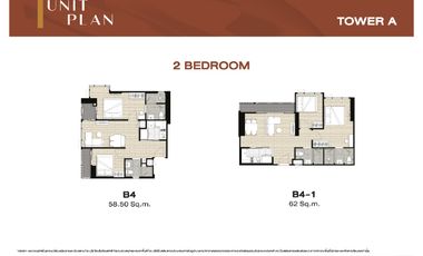 For sale 2 bedrooms condo in Watthana, Bangkok