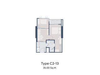 Wohnung zum Kauf mit 2 Zimmer in Khlong San, Bangkok