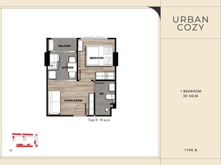 For sale 1 Beds condo in Bang Na, Bangkok