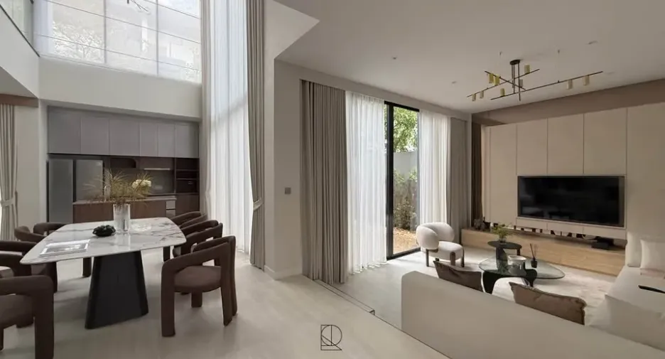 For rent 3 bedrooms house in Bang Kapi, Bangkok