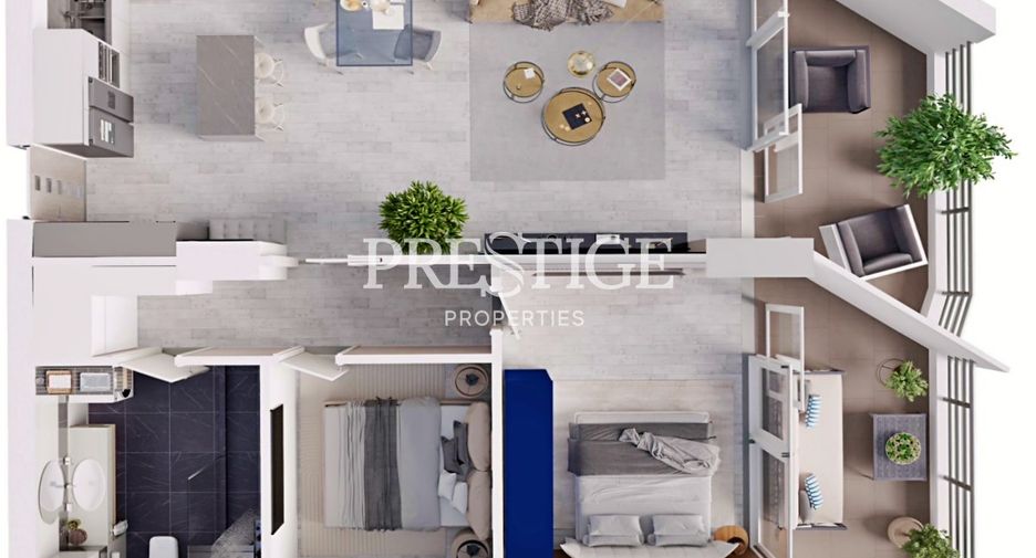Wohnung zum Kauf mit 2 Zimmer in Bang Lamung, Chonburi