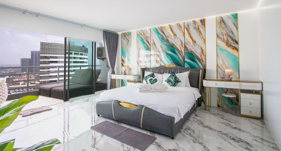 À vendre et à louer 2 chambres appartement à Bang Lamung, Chonburi