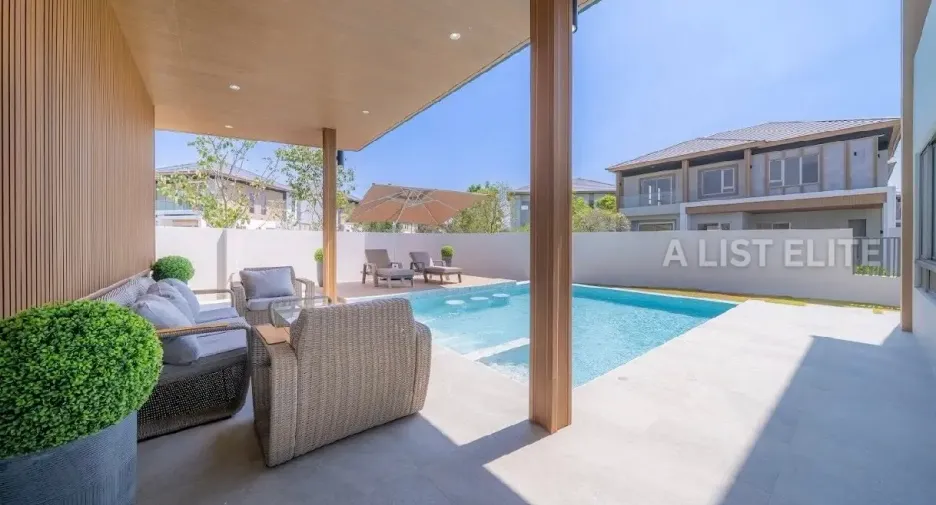 Haus zur Miete mit 4 Zimmer in Bang Lamung, Chonburi