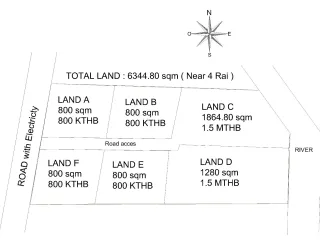For sale land in Khanom, Nakhon Si Thammarat