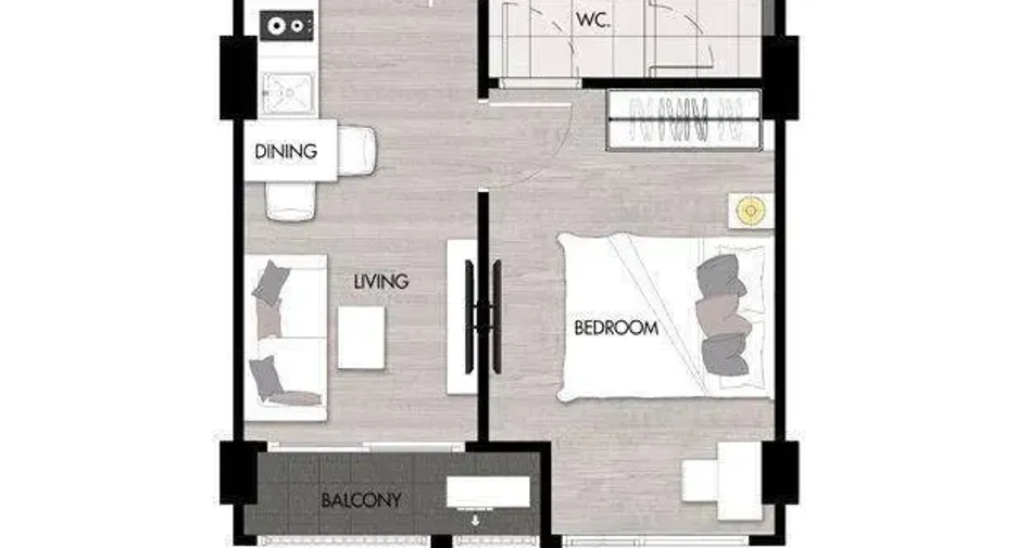 For sale 1 bed condo in Khlong Toei, Bangkok