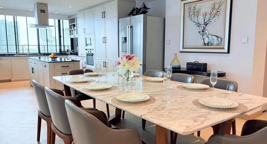 For rent 4 bedrooms condo in Sathon, Bangkok