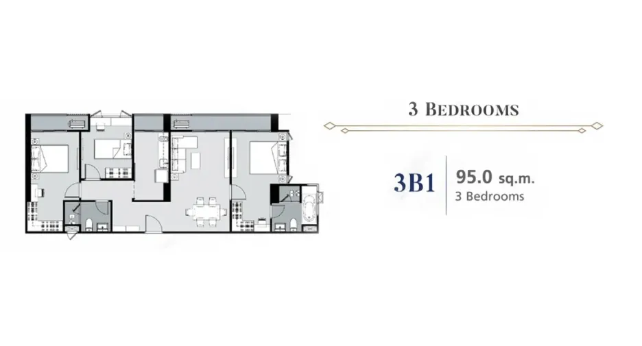 For sale 3 bedrooms condo in Phaya Thai, Bangkok