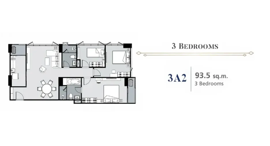For sale 3 bedrooms condo in Phaya Thai, Bangkok