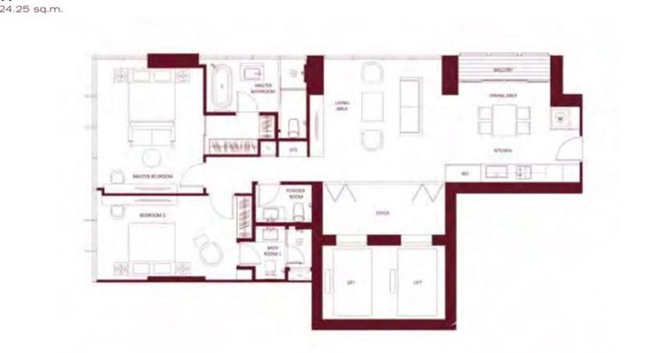 For rent 3 bedrooms condo in Watthana, Bangkok