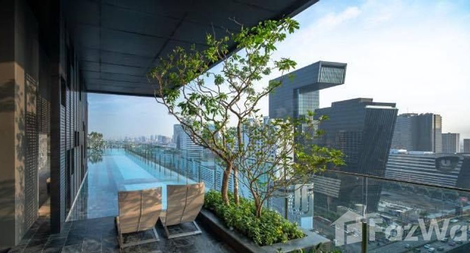 Wohnung zur Miete mit 1 Zimmer in Huai Khwang, Bangkok
