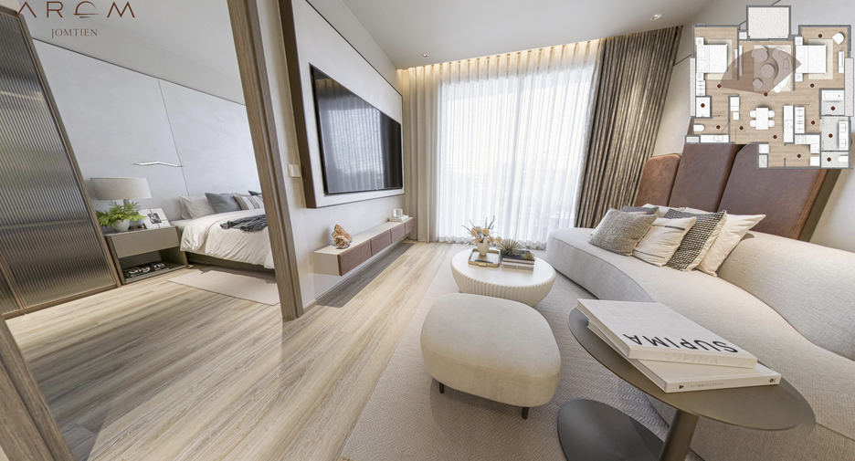 Condo en venta de 2 habitaciones 