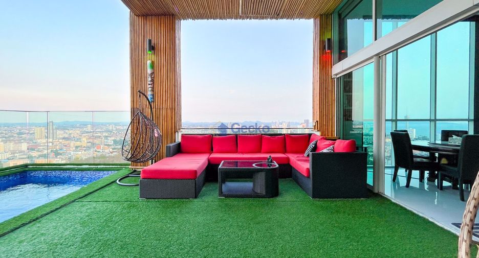 For rent and for sale 3 bedrooms condo in Bang Lamung, Chonburi