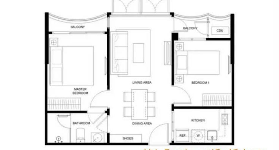 For sale 2 bedrooms condo in Suan Luang, Bangkok