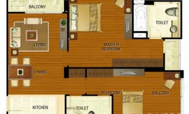 Wohnung zur Miete mit 2 Zimmer in Khlong Toei, Bangkok