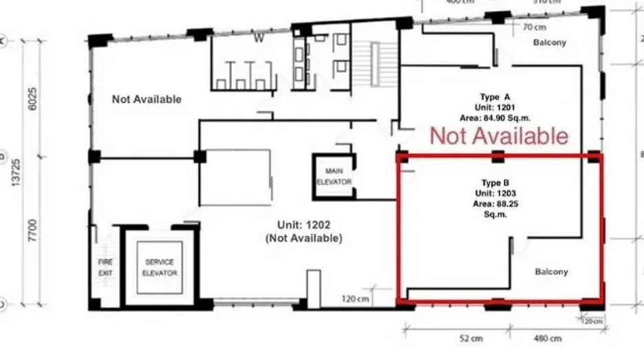 For rent office in Khlong Toei, Bangkok