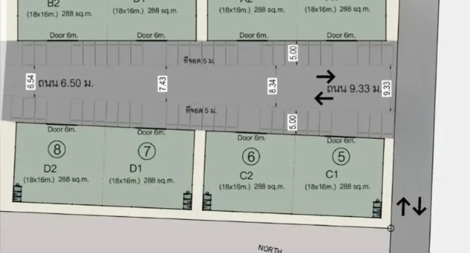For rent warehouse in Bang Khen, Bangkok