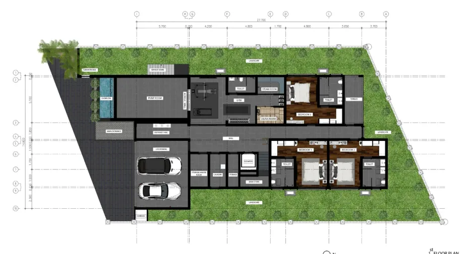 For sale 6 bedrooms house in Bang Lamung, Chonburi
